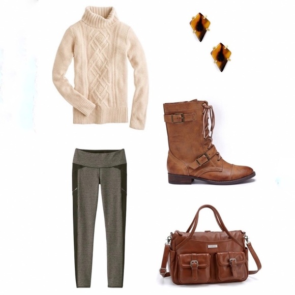 Athleta Criss Cross Drifter Tight Legging Olive Green Size XS - Picture 3 of 11